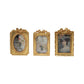 Resin Photo Frame w/Bow, Gold Finish (3 Styles)