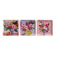 Enameled Metal Tray w/Flowers in Vase & Gold Edges (3 Styles)