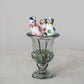 Stoneware Staffordshire Dog Plant Stake (4 Colors)