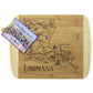 A Slice of Life Louisiana Cutting & Charcuterie Board