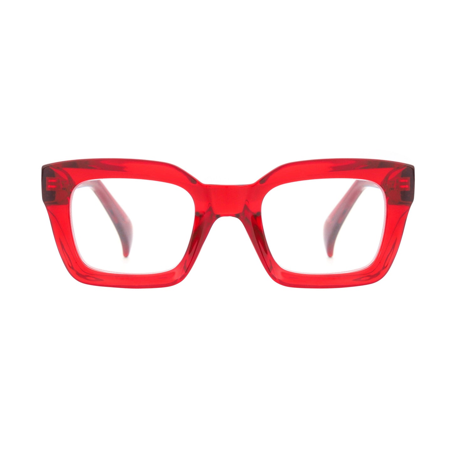 Sophie | Transparent Red | Blue Light: 1.75