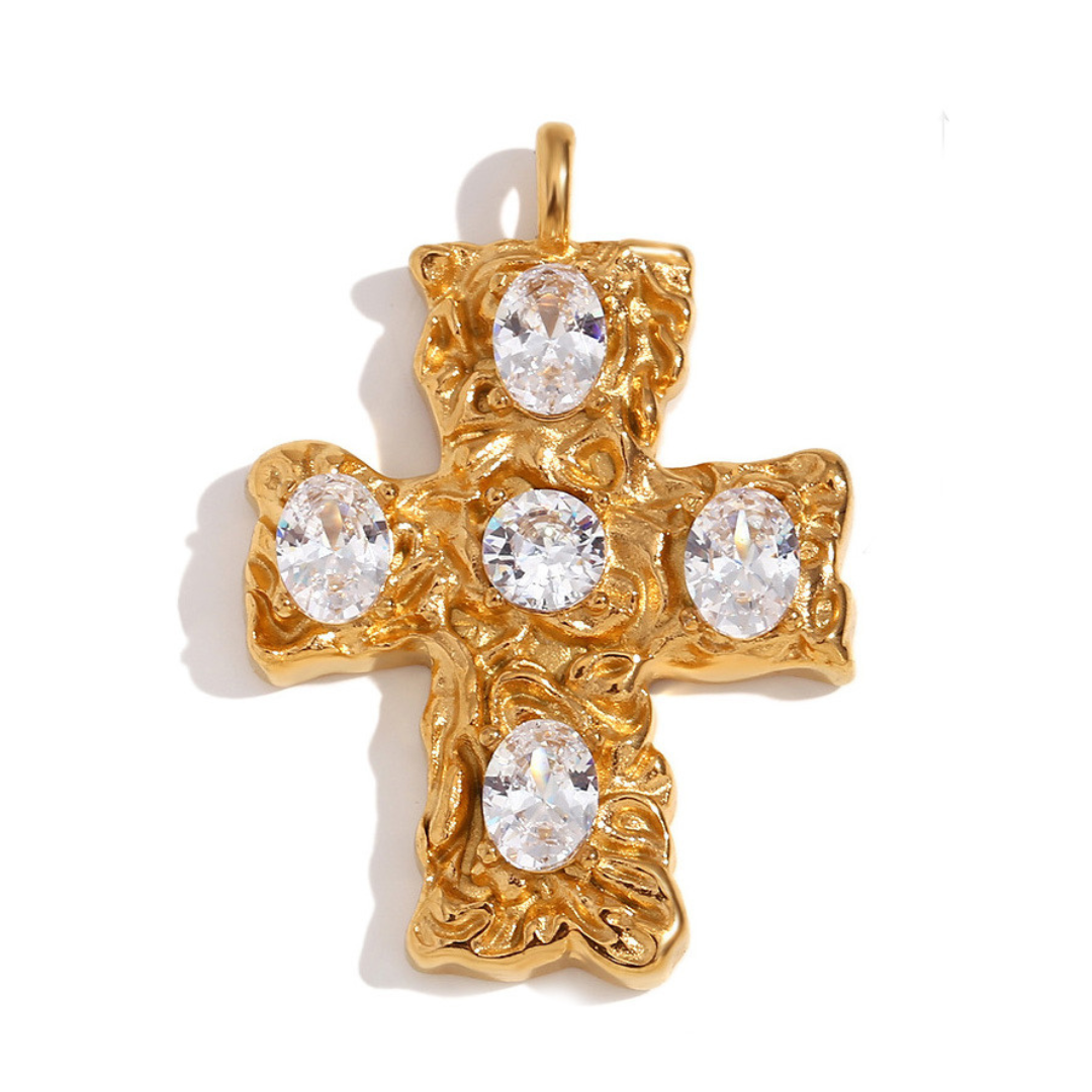 Extra Large Cross Charm For Charm Necklace