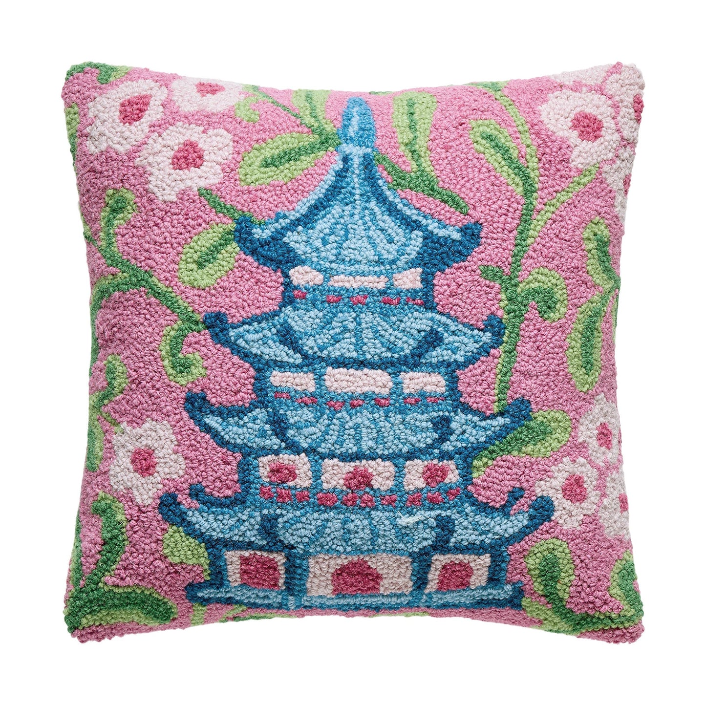 Chinoiserie Pagoda Hook Pillow
