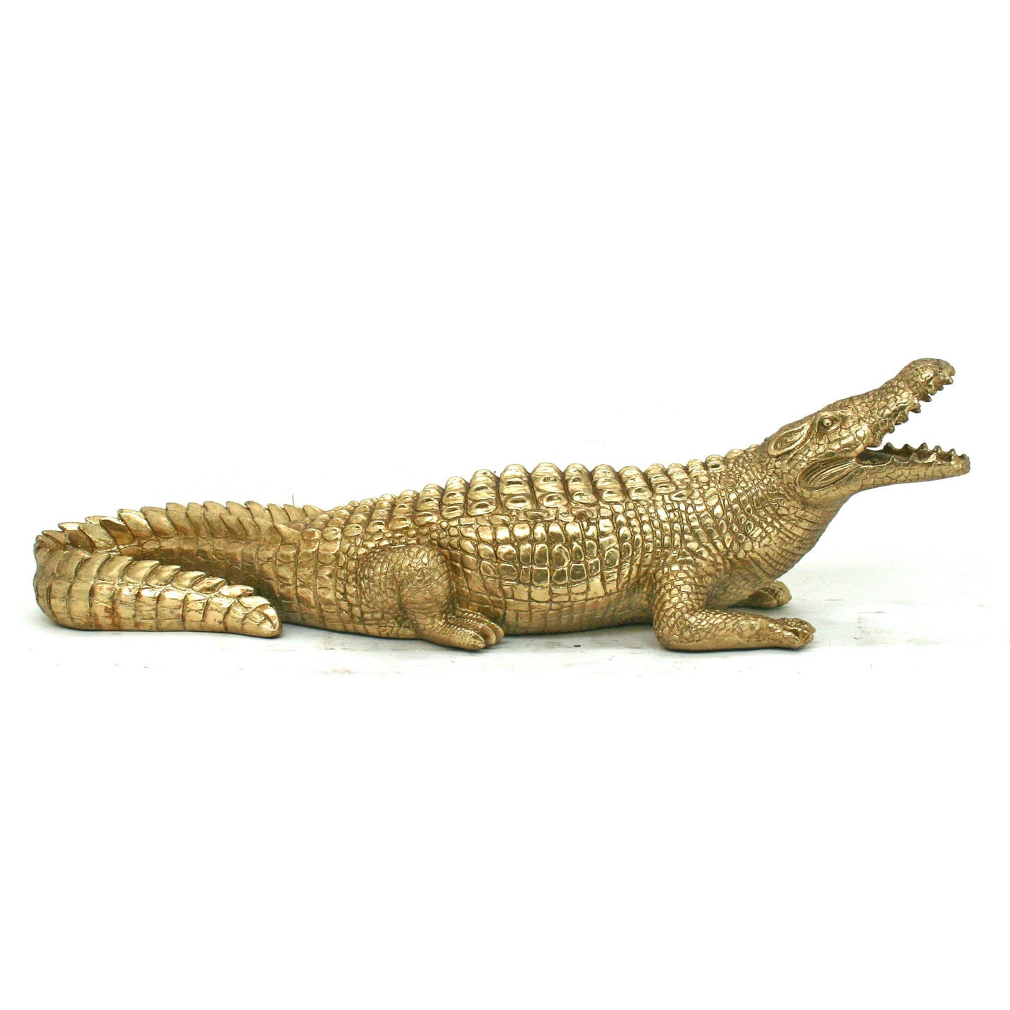 Gold Alligator Decor