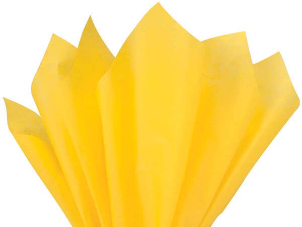 Bulk Color Tissue Paper 20X30" Sheets: Light Yellow / 480 Pack / 20x30"