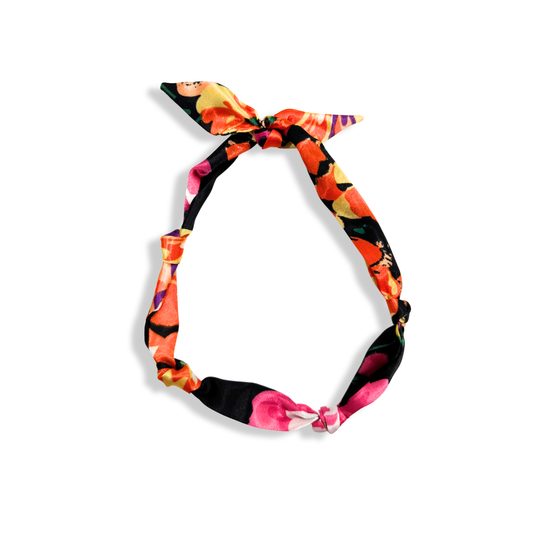 Scarf Bandana for Charm Necklace DIY - Multiple Options: Orange and Pink Floral