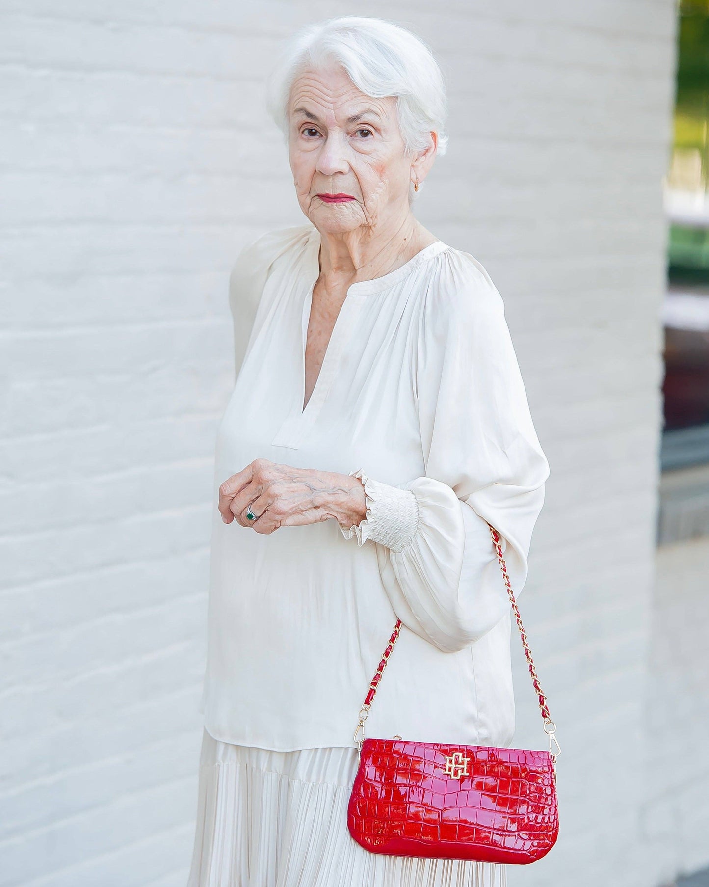 Livi Crossbody Red Patent EC: