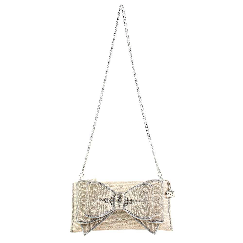 Fancy Bow Crossbody Clutch