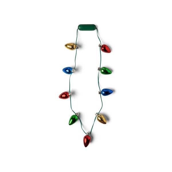 Lotsa LITES! Holiday Frost Bulb Necklace