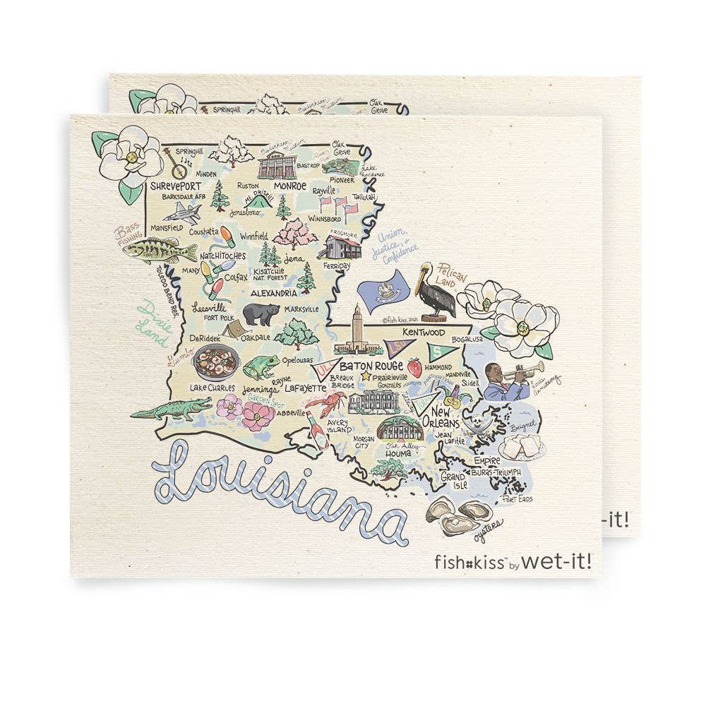 Fishkiss Louisiana Swedish Cloth