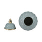 Ceramic Rope Temple Lidded Decorative Jar - Blue, 14 in.