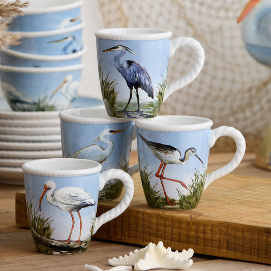 Coastal Birds Mug 14 oz. (4 Styles)