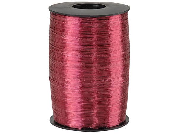 Pearlized Raffia Ribbon: White Pearlized / 1 Pack / 500 yards