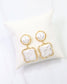 Richmond Pearl Drop Earring Gold: Default