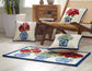 Holiday Chinoiserie Amaryllis Hook Pillow