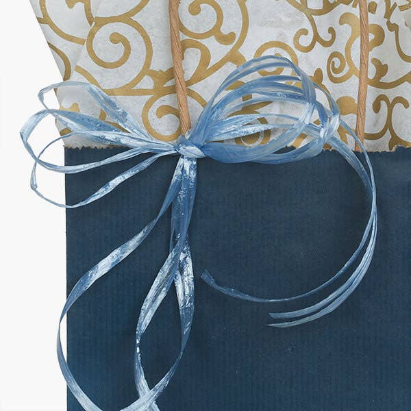 Pearlized Raffia Ribbon: White Pearlized / 1 Pack / 500 yards