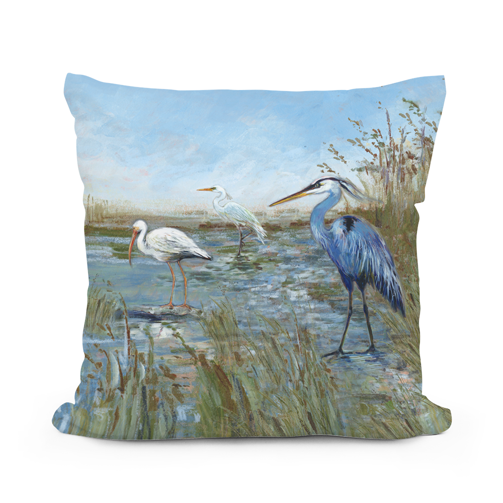 Pillow - Marshland Trio - indoor / outdoor cushion: 19x24