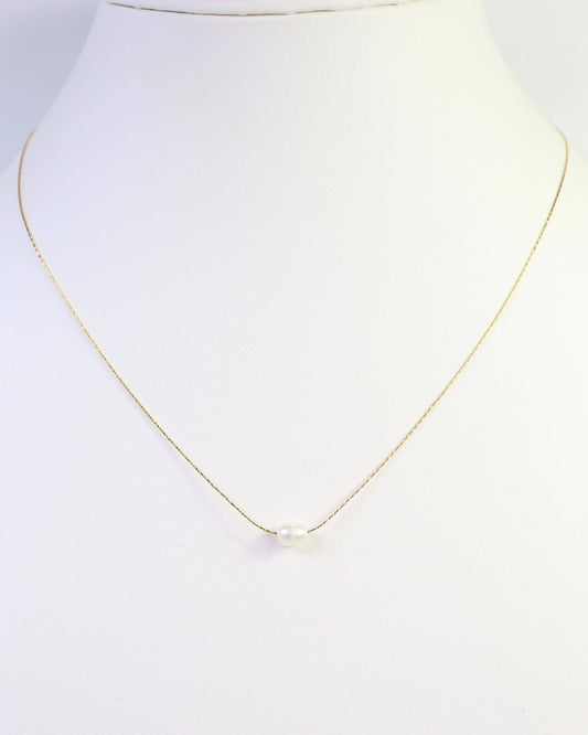 Conquest Necklace with Pearl Gold