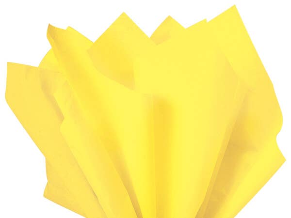 Bulk Color Tissue Paper 20X30" Sheets: Light Yellow / 480 Pack / 20x30"