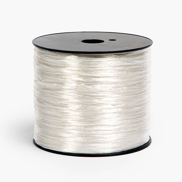 Pearlized Raffia Ribbon: Cream Pearlized / 1 Pack / 100 yards