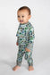 Pebble Camo - Zip Convertible PJs: 0-3M