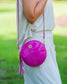 Cece Circular Crossbody Hot Pink EC: