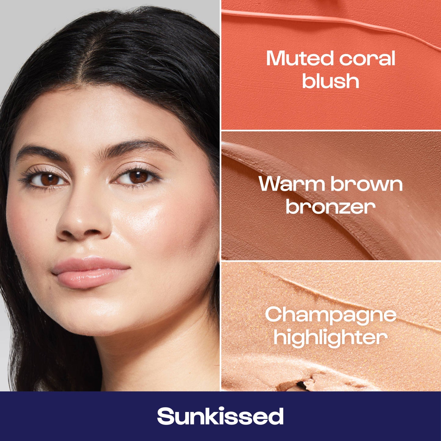 Stack the Odds Blush/ Bronzer/ Highlighter in Sunkissed: Sunkissed