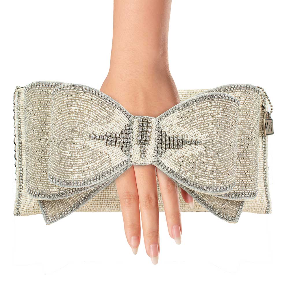 Fancy Bow Crossbody Clutch