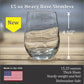 The River  is my Happy Place - 15 oz Stemless Glass