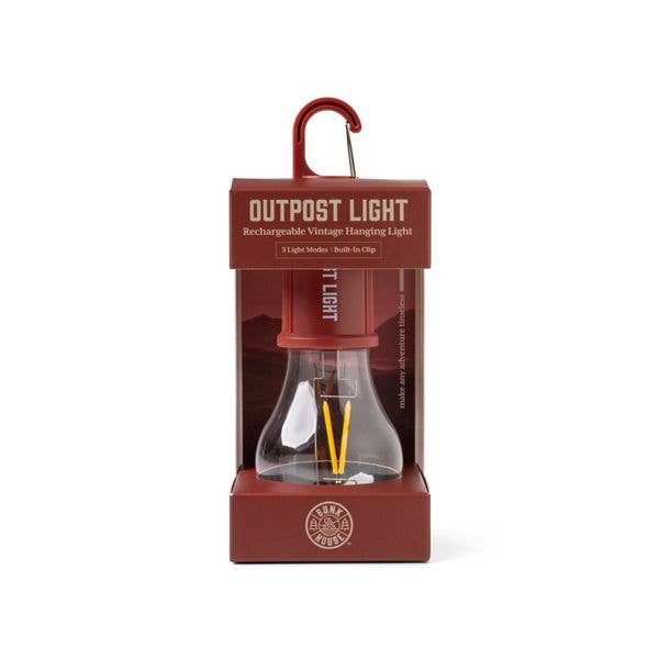 Bunk House Outpost Light Rechargeable Vintage Hanging Light