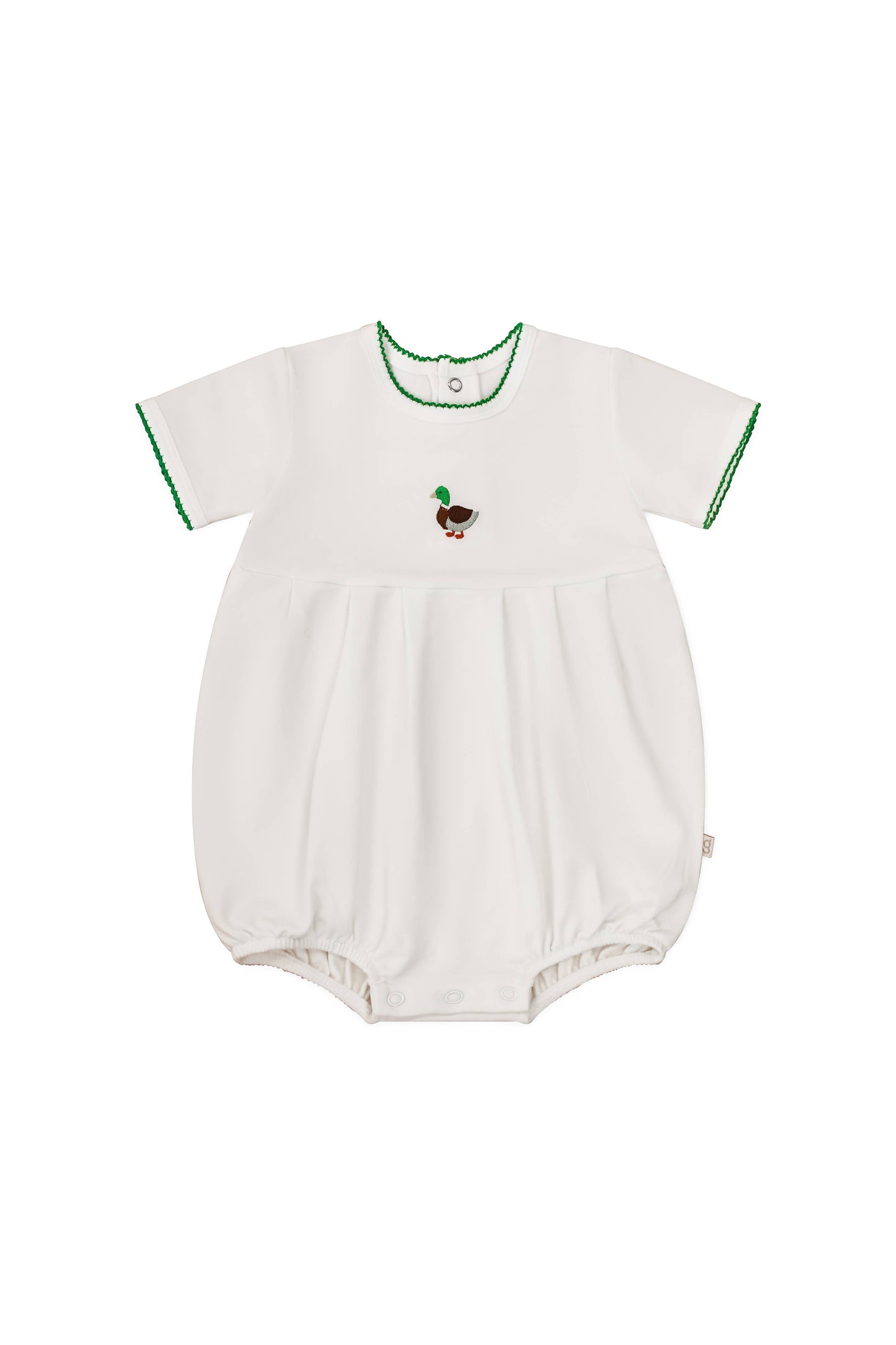 Pip Embroidered Bubble -Mallards: 6-12 mo