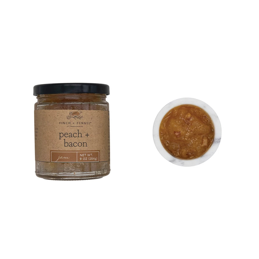 Peach + Bacon Jam