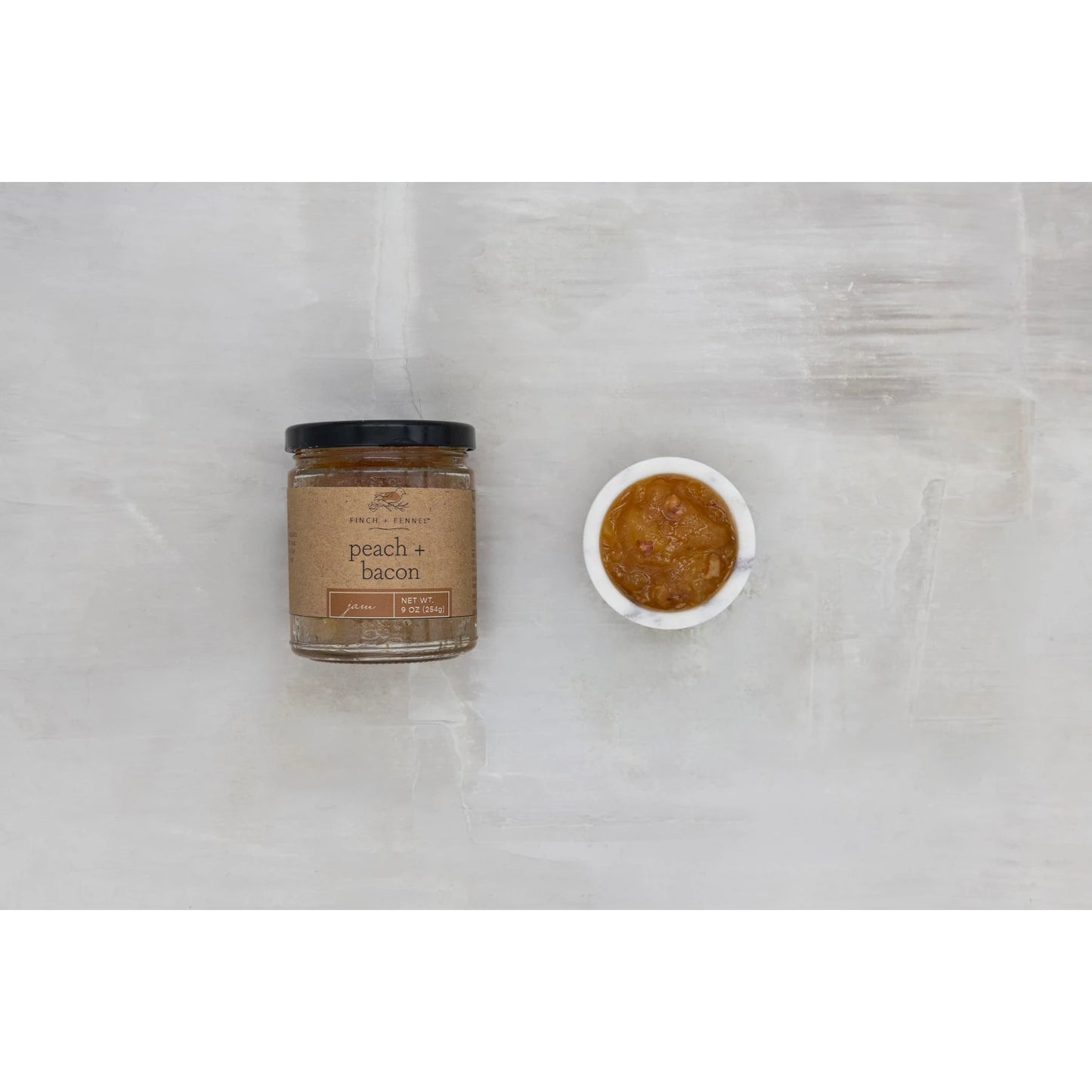 Peach + Bacon Jam