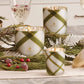 Frasier Fir Frosted Plaid Poured Candle - Medium