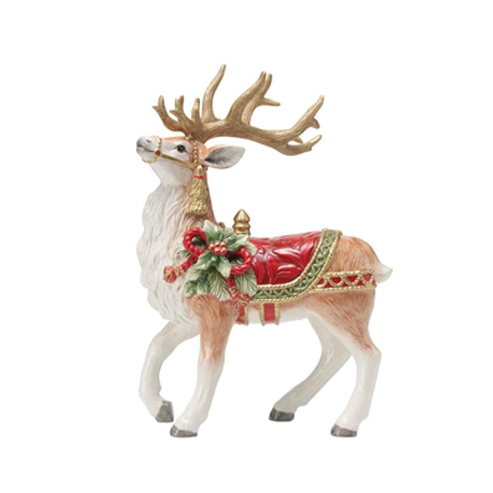 Holiday Home Deer Figurine