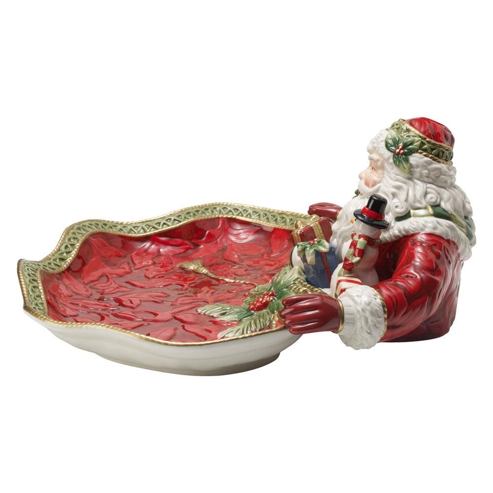 Holiday Home Santa Serving Bowl