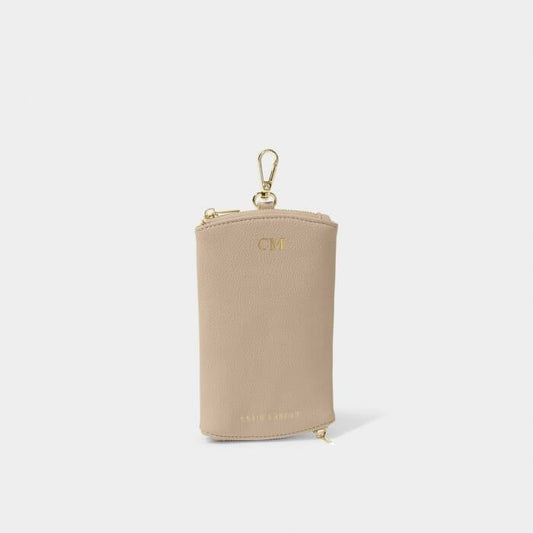 CLIP ON SUNGLASSES CASE | Light Taupe |
