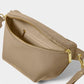 Nylon-Luxe Belt Bag in Taupe