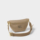 Nylon-Luxe Belt Bag in Taupe