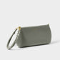 Asha Wristlet in Graphite Green