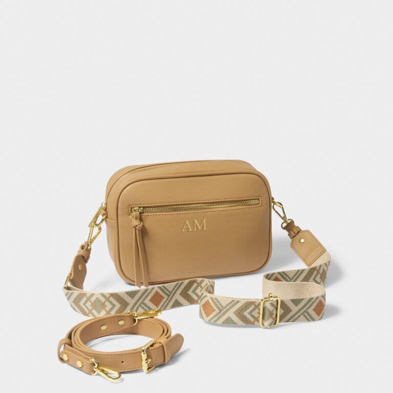 Hallie Crossbody Bag in Camel