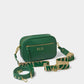 Hallie Crossbody Bag in Emerald Green