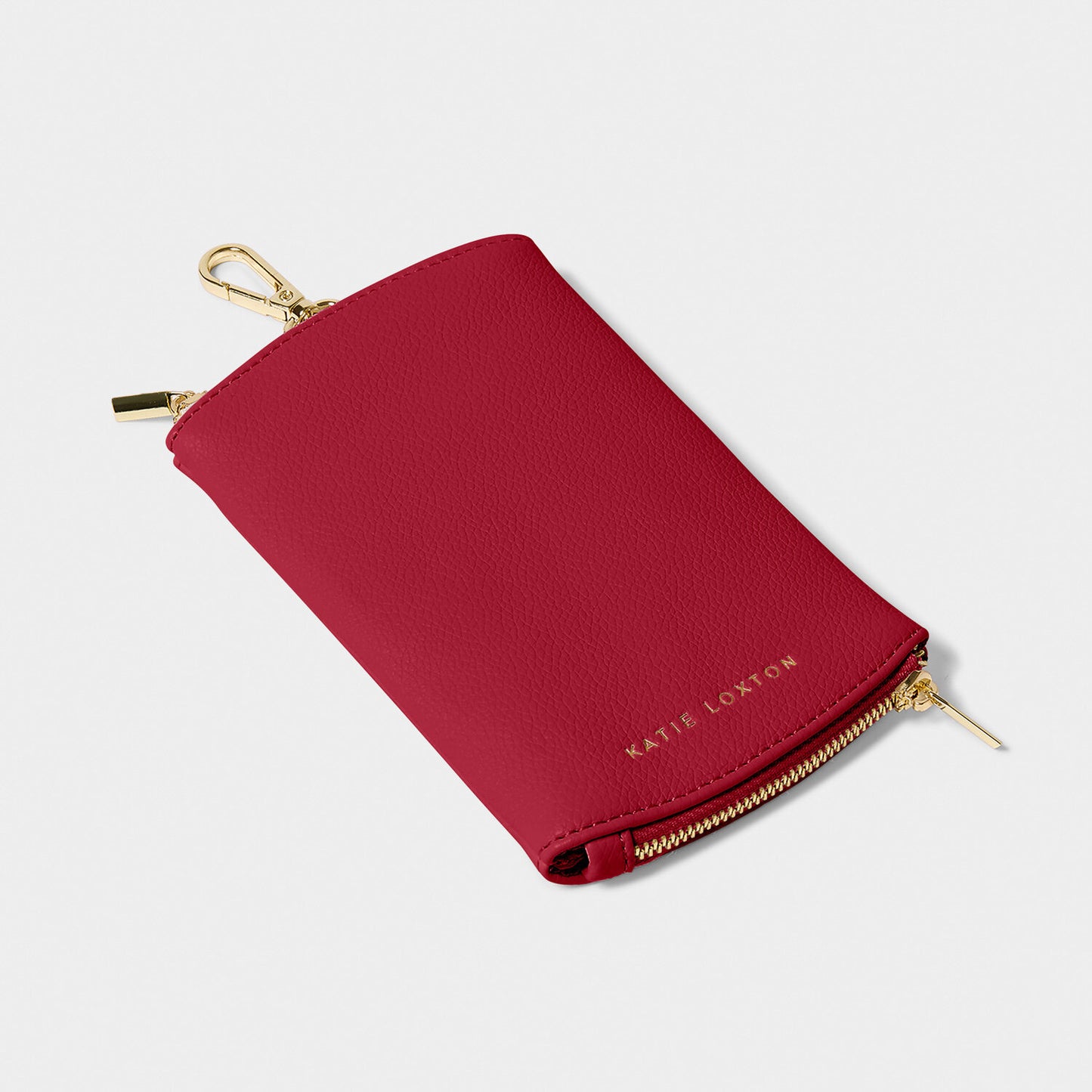 Clip-On Sunglasses Case in Garnet Red