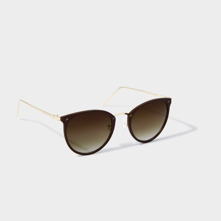 Santorini Sunglasses- Cacao