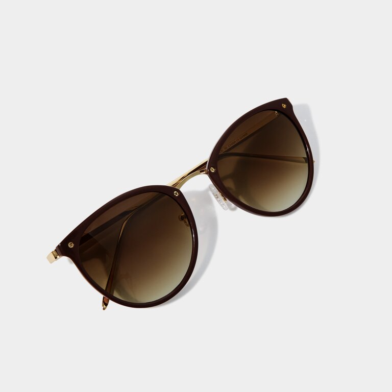 Santorini Sunglasses- Cacao