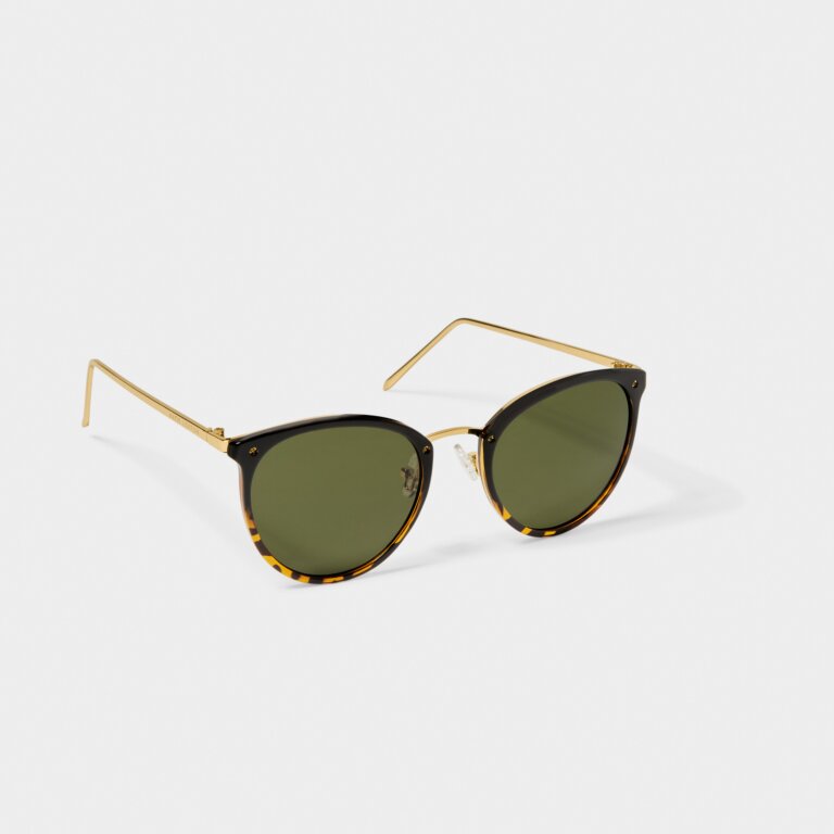 Santorini Sunglasses - Gradient Black Tortoiseshell