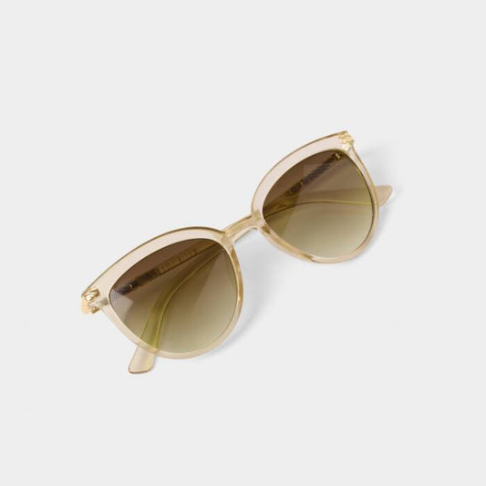 RAVELLO SUNGLASSES | Nude Transparent