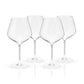 Reserve Inez Crystal Burgundy Glasses Viski