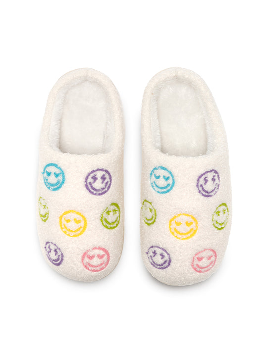Happy All Over Slippers (2 Sizes)