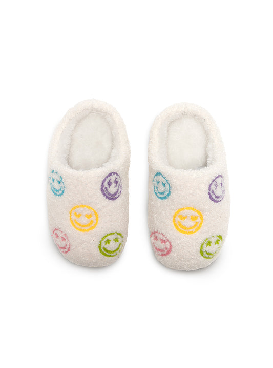 Kids Happy All Over Slippers (2 Sizes)